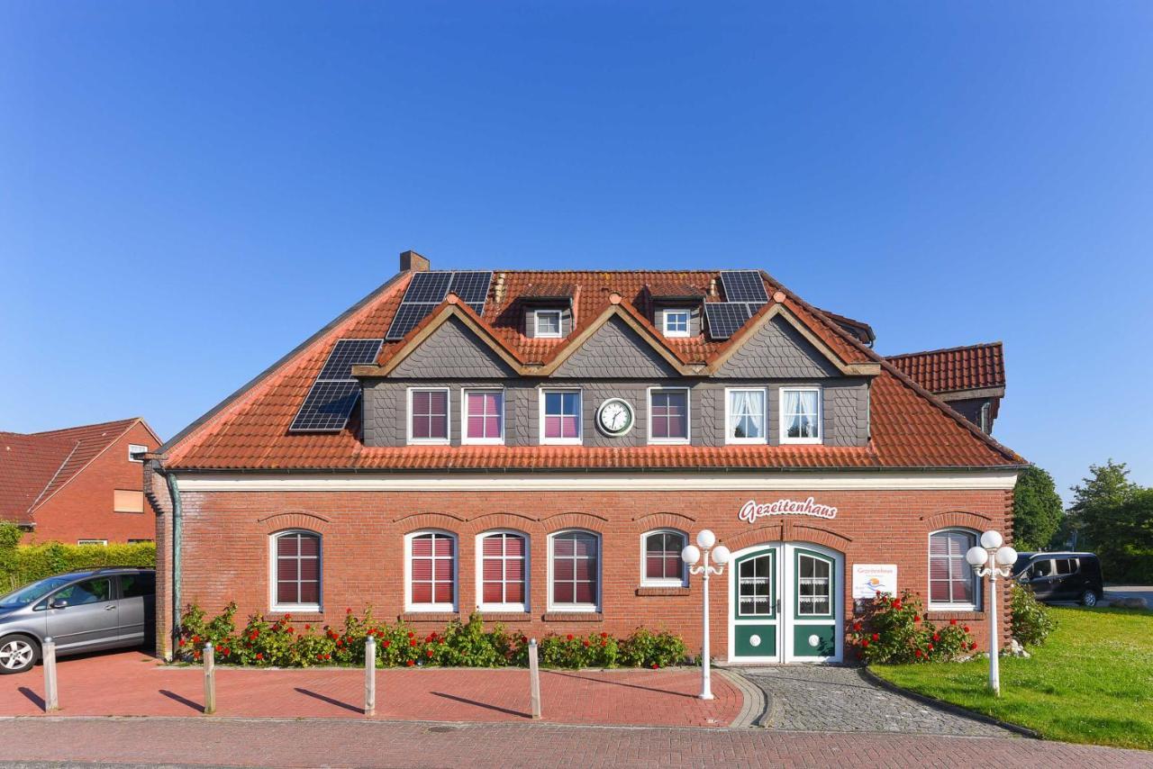 Ferienwohnungen im Gezeitenhaus Bensersiel Exterior foto